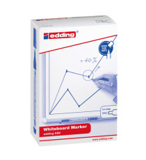 Marcatore per lavagne bianche 660 - punta conica - da 1,5 a 3 mm - rosso - Edding