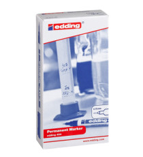 Marcatore permanente 404  - punta tonda extra fine  - 0,75 mm - rosso - Edding