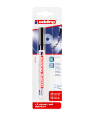 Marcatore permanente per CD/DVD 8400 - punta tonda - 1 mm - nero - Edding