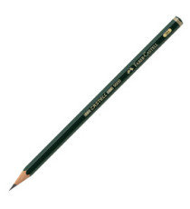 Matita in grafite Castell 9000 - gradazione 3H - esagonale - Faber-Castell