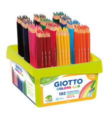 Matite colorate Colors Smile - colori assortiti - Giotto - pack da 192 pezzi