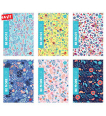 Maxiquaderno Be More Flor - A4 - 5mm c/margine - alta fogliazione - 48+2 fogli - 100 gr - BM