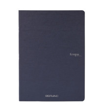Maxiquaderno Ecoqua original PM - A4 - 1 rigo - 40 fogli - 90gr - blu scuro - Fabriano