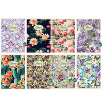 Maxiquaderno Nature Flowers - A4 - 1 rigo - 42 fogli - 80 gr - Pigna