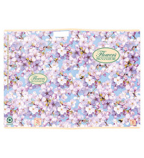 Maxiquaderno Nature Flowers - A4 - 5 mm - 42 fogli - 80 gr - Pigna