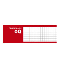 Maxiquaderno One Color - A4 - 5 mm c/margine - 20+1 fogli - 80 gr - Blasetti