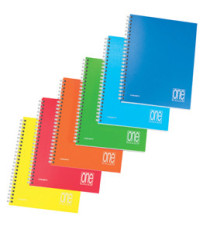 Maxiquaderno One Color PP - A4 - 5mm - 80+1 fogli - 80 gr - s/fori - spiralato - Blasetti