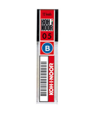 Micromine - mina 0,5mm - gradazione B - Koh.I.Noor - astuccio 12 mine