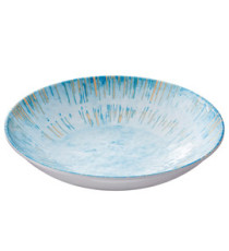 Piatto fondo Linea Oceano - diametro 24 x 5 cm - melamina - Leone
