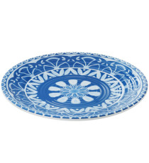 Piatto piano Linea Itaca - 35,5 x 3 cm - melamina - Leone