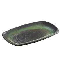 Piatto rettangolare Linea Amazzonia - 23,5 x 15 x 2,5 cm - melamina - Leone