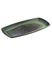 Piatto rettangolare Linea Amazzonia - 35,5 x 19 x 2,5 cm - melamina - Leone