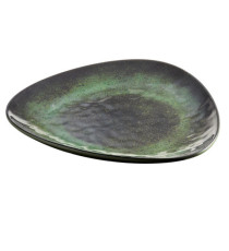 Piatto triangolare Linea Amazzonia - 26,5 x 2,5 cm - melamina - Leone