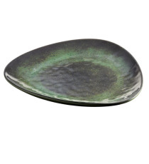 Piatto triangolare Linea Amazzonia - 26,5 x 2,5 cm - melamina - Leone