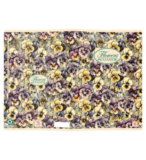 Quaderno Nature Flowers - A5 - 5 mm - 42 fogli - 80 gr - Pigna