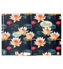Quaderno Nature Flowers - A5 - 5 mm - 42 fogli - 80 gr - Pigna