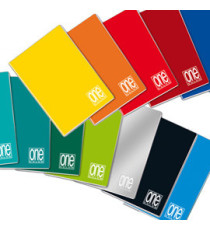 Quaderno One Color - A5 - 1 rigo c/margine - 20+1 fogli - 80 gr - Blasetti