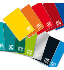 Quaderno One Color - A5 - 1 rigo c/margine - 20+1 fogli - 80 gr - Blasetti