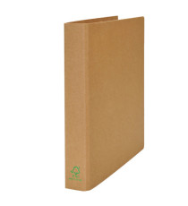 Raccoglitore Eco - 22 x 30 cm - 4 anelli tondi 30 mm - dorso 4 cm - avana - Starline