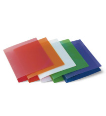Raccoglitore Eco - 22 x 30 cm - 4 anelli tondi 30 mm - dorso 4 cm - PP semitrasparente - colori assortiti - Starline