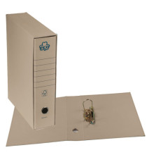 Registratore Eco New - dorso 8 cm - protocollo 23 x 33 cm - grigio - Brefiocart