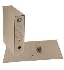 Registratore Eco New - dorso 8 cm - protocollo 23 x 33 cm - grigio - Brefiocart