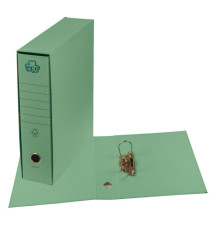 Registratore Eco New - dorso 8 cm - protocollo 23 x 33 cm - verde - Brefiocart