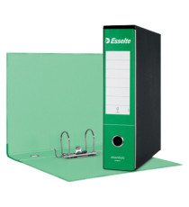 Registratore Essentials G75 - dorso 8 cm - protocollo 23 x 33 cm - verde - Esselte