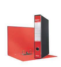 Registratore Oxford G84 - dorso 5 cm - protocollo 23 x 33 cm - rosso - Esselte
