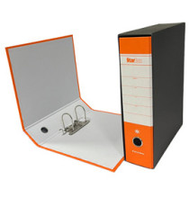 Registratore Starbox - dorso 8 cm - protocollo 23 x 33 cm - arancio - Starline