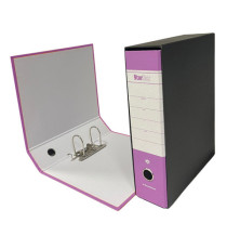 Registratore Starbox - dorso 8 cm - protocollo 23 x 33 cm - lilla - Starline