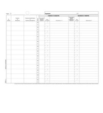 Registro carico/scarico equidi - 46 pagine numerate - 31 x 24,5 cm - DU138211000 - Data ufficio