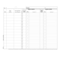 Registro carico/scarico equidi - 46 pagine numerate - 31 x 24,5 cm - DU138211000 - Data ufficio