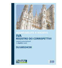 Registro corrispettivi mensili - 24/2 autoricalcante - DU168524C00 - Data Ufficio