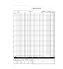 Registro corrispettivi mensili - 24/2 autoricalcante - DU168524C00 - Data Ufficio