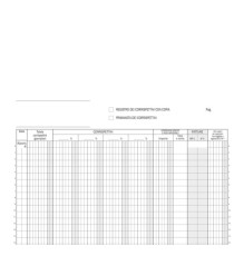 Registro corrispettivi mensili - 24/2 autoricalcante - DU168524C00 - Data Ufficio