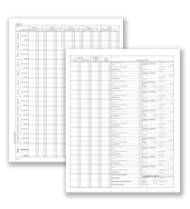Registro prospetto riepilogativo minori - 8 pagine - 31 x 24,5 cm - DU138510000 - Data Ufficio