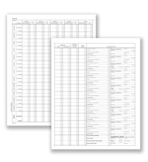 Registro prospetto riepilogativo minori - 8 pagine - 31 x 24,5 cm - DU138510000 - Data Ufficio