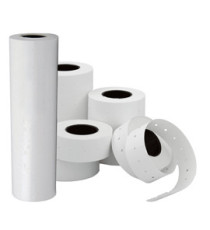 Rotolo 1000 etichette art.169 - 21x12 mm - rimovibile - bianco - Lebez