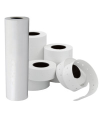 Rotolo 1000 etichette art.169 - 21x12 mm - rimovibile - bianco - Lebez