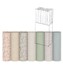 Rotolo carta regalo Erba - 70 cm x 2 m - fantasie assortite - Rex Sadoch