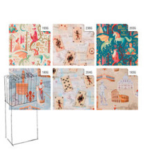 Rotolo carta regalo vintage - 70cmx200m - fantasie assortite - Rex Sadoch