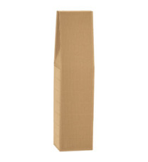 Scatola Onda - 1 bottiglia - in cartone - 9 x 9 x 37 cm - avana - Scotton