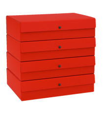 Scatola progetto - dorso 12 cm - rosso - Starline