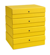 Scatola progetto - dorso 8 cm - giallo - Starline