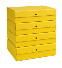 Scatola progetto - dorso 8 cm - giallo - Starline