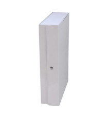 Scatola progetto Glossy - dorso 10 cm - bianco - Starline