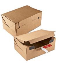 Scatola Return Box CP 069 - L - 33,6 x 24,2 x 14 cm  - cartone - avana - ColomPac
