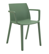 Seduta attesa Dora DORBR - con braccioli inclusi - verde - Unisit