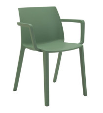 Seduta attesa Dora DORBR - con braccioli inclusi - verde - Unisit